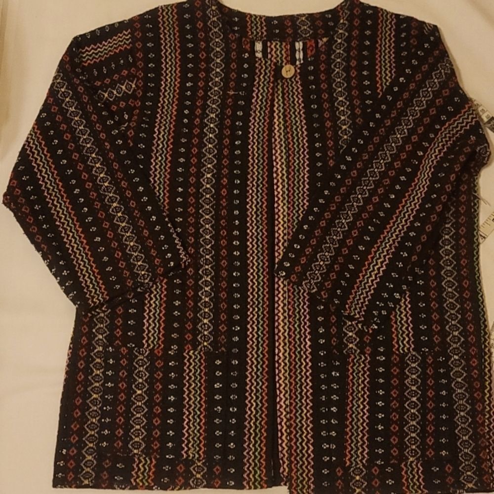 No brand multicolor jacket.‎